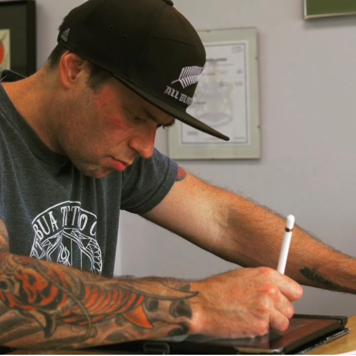 andrew tattooing